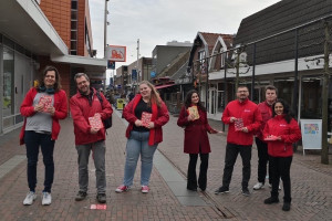 Afsluiting campagne PvdA Barendrecht op de Middenbaan