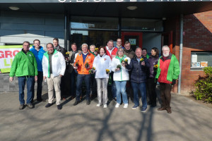 Coalitiepartijen bezoeken zaterdag 25 mei “de Driehoek” in het centrum